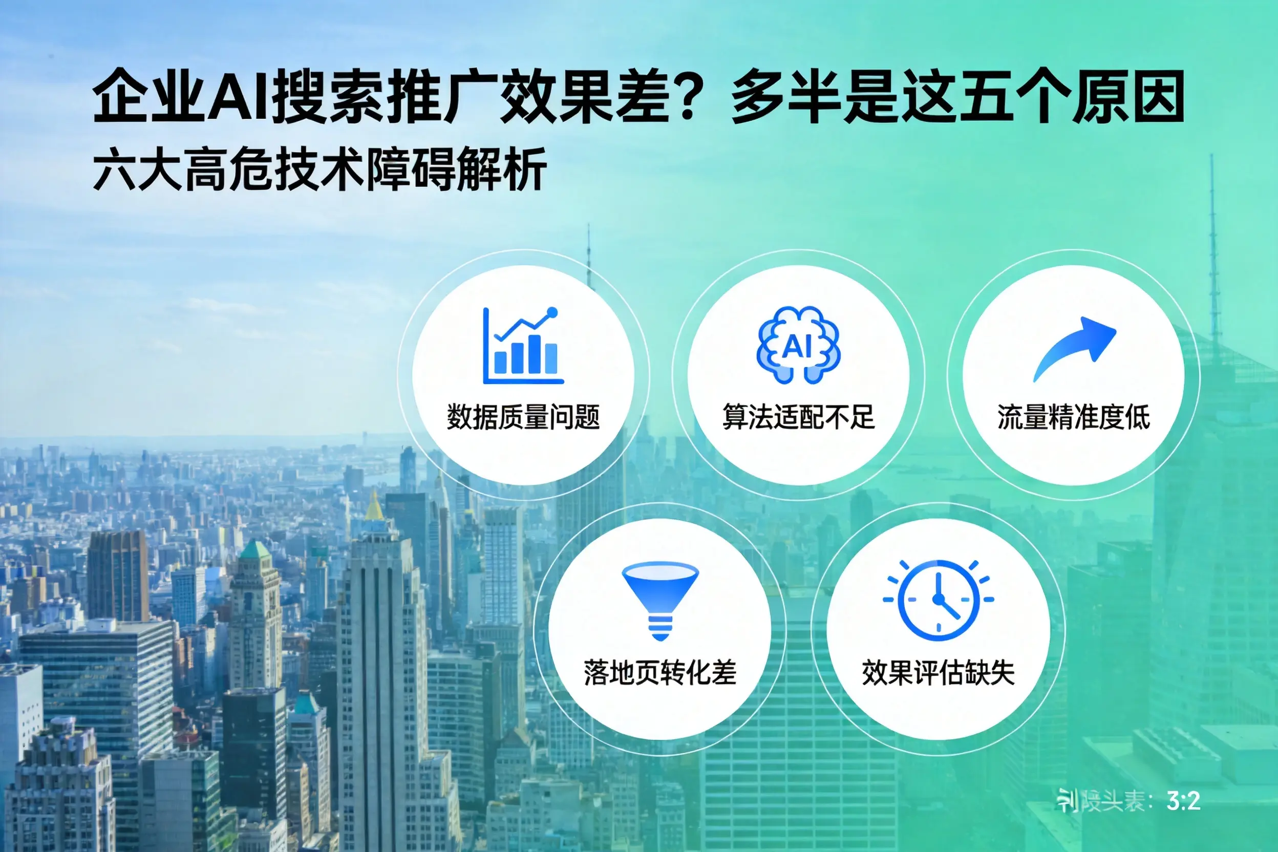 铁东企业AI搜索推广效果差？多半是这五个原因